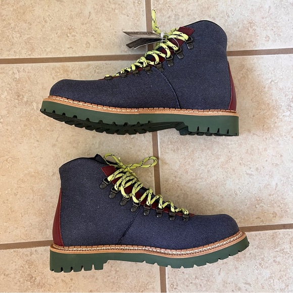 Montelliana 1965 Cervo Waxed Canvas Leather Boots - Picture 1 of 8